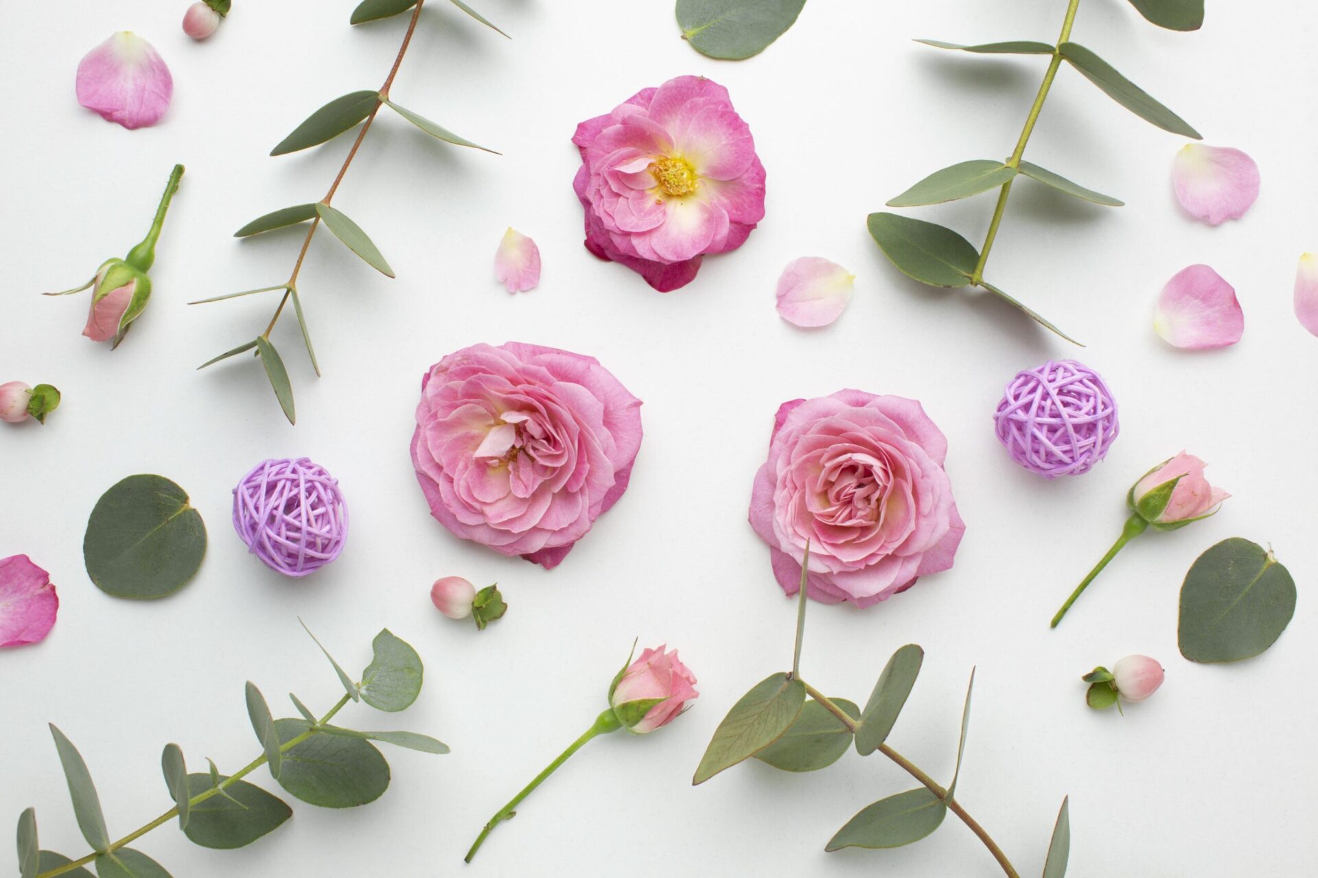 top-view-roses-petals